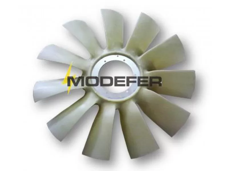 HLICE VENTILADOR NIBUS MAN EURO 5 COM MOTOR TRASEIRO / FAN BLADE / VENTOINHA DO RADIADOR 