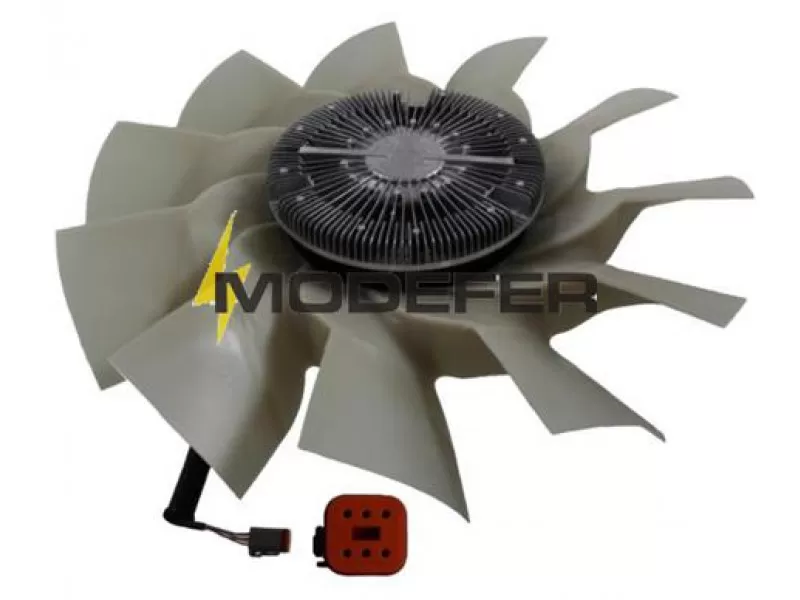 VENTILADOR VISCOSO ELETRNICO SCANIA D13 2013.....  N1883609 / 2035608 / VENTOINHA COMPLETA DO RADIADOR / ACOPLAMENTO VISCOSO / VISCOUS FAN/CONJUNTO 