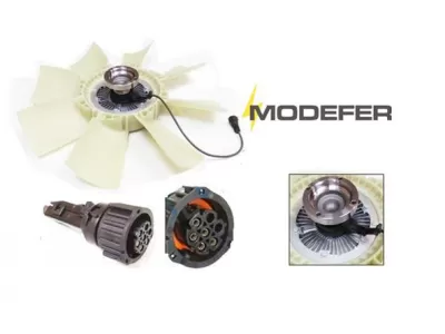 VENTILADOR VISCOSO COM SENSOR  COMPLETO  FM11 /  FM13 / VENTOINHA COMPLETA  DO RADIADOR / ACOPLAMENTO VISCOSO / VISCOUS FAN/CONJUNTO VISCOSO